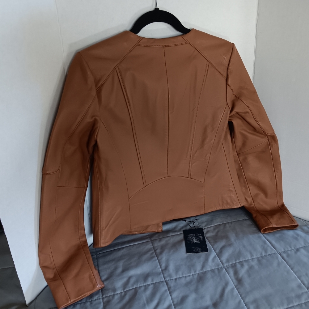 Cole Haan leather jacket - Picture 3 of 7